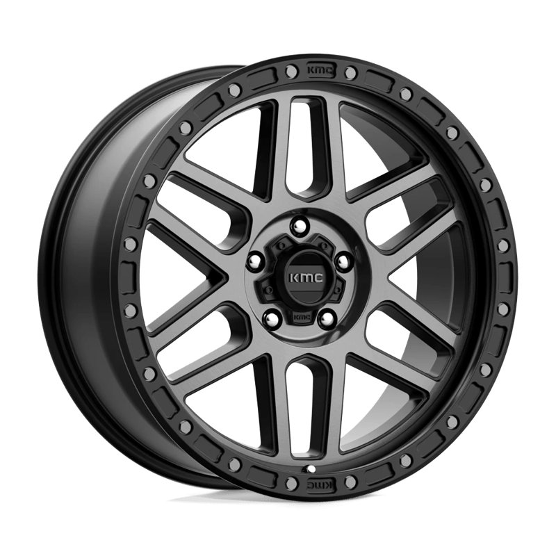 KMC | KM544 MESA 20x9.0 ET18 - SATIN BLACK W/ GRAY TINT