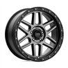 KMC | KM544 MESA 20x9.0 ET18 - SATIN BLACK W/ GRAY TINT