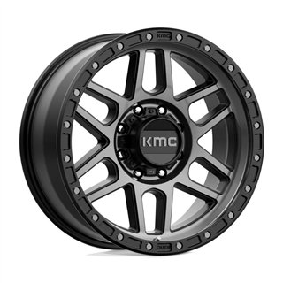 KMC | KM544 MESA 20x9.0 ET0 - SATIN BLACK W/ GRAY TINT