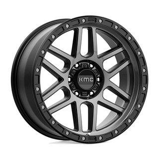 KMC | KM544 MESA 17x8.5 ET0 - SATIN BLACK W/ GRAY TINT