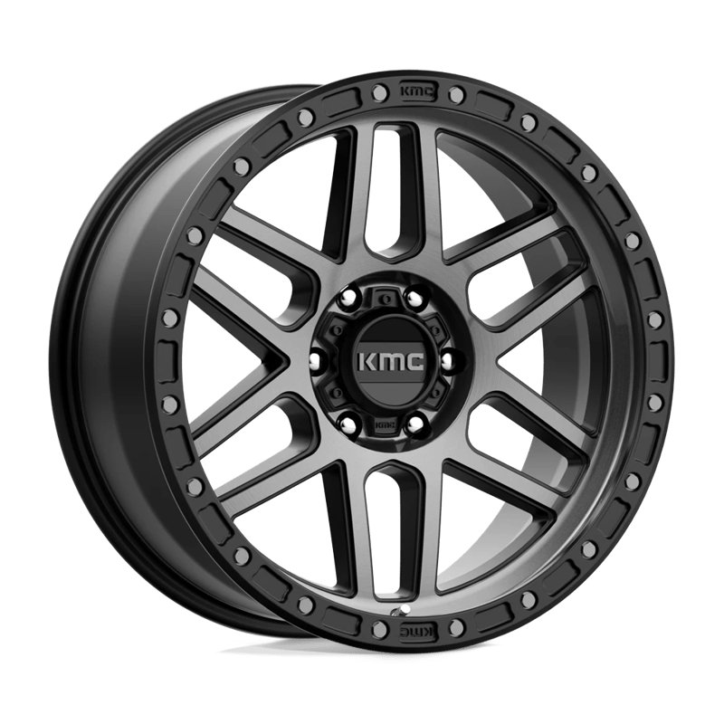 KMC | KM544 MESA 17x8.5 ET0 - SATIN BLACK W/ GRAY TINT