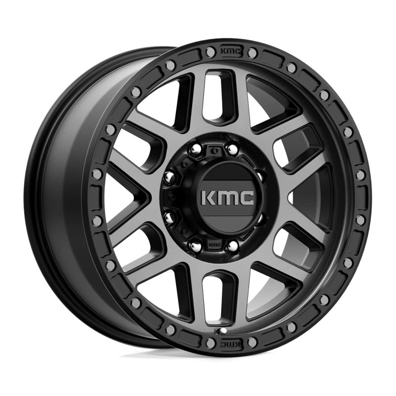 KMC | KM544 MESA 18x9.0 ET18 - SATIN BLACK W/ GRAY TINT