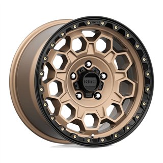 KMC | KM545 TREK 17x9.0 ET18 - MATTE BRONZE W/ BLACK LIP