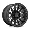 KMC | KM547 CARNAGE 17x9.0 ET-12 - SATIN BLACK W/ GRAY TINT