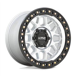 KMC | KM549 GRS 20x9.0 ET0 - MACHINED W/ SATIN BLACK LIP