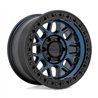 KMC | KM549 GRS 18x9.0 ET-12 - MIDNIGHT BLUE W/ GLOSS BLACK LIP