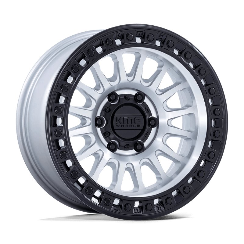 KMC | KM552 IMS 20x9.0 ET18 - MACHINED W/ MATTE BLACK LIP