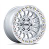 KMC | KM552 IMS 17x8.5 ET-10 - GLOSS SILVER W/ MACHINED FACE
