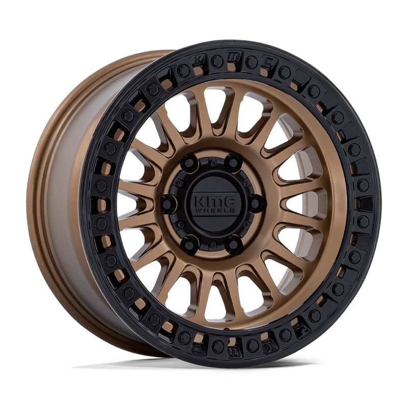 KMC | KM552 IMS 18x9.0 ET30 - MATTE BRONZE W GLOSS BLACK LIP
