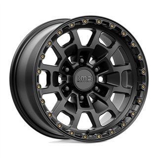 KMC | KM718 SUMMIT 17x8.5 ET0 - SATIN BLACK