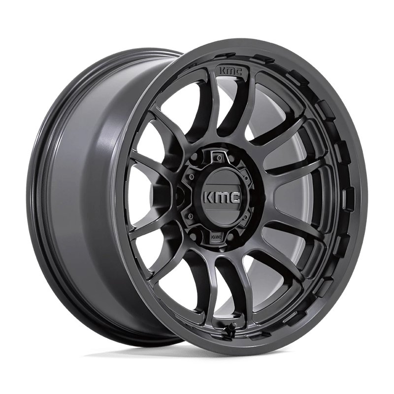 KMC | KM727 WRATH 17x8.5 ET0 - SATIN BLACK
