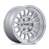 KMC | KM733 IMPACT FFT 17x8.5 ET25 - GLOSS SILVER W/ MACHINED FACE