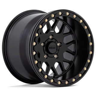 KMC | KS235 GRENADE BEADLOCK 15x6.0 ET38 - SATIN BLACK