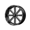 MSA Offroad | M34 FLASH 22x7.0 ET0 - GLOSS BLACK MILLED