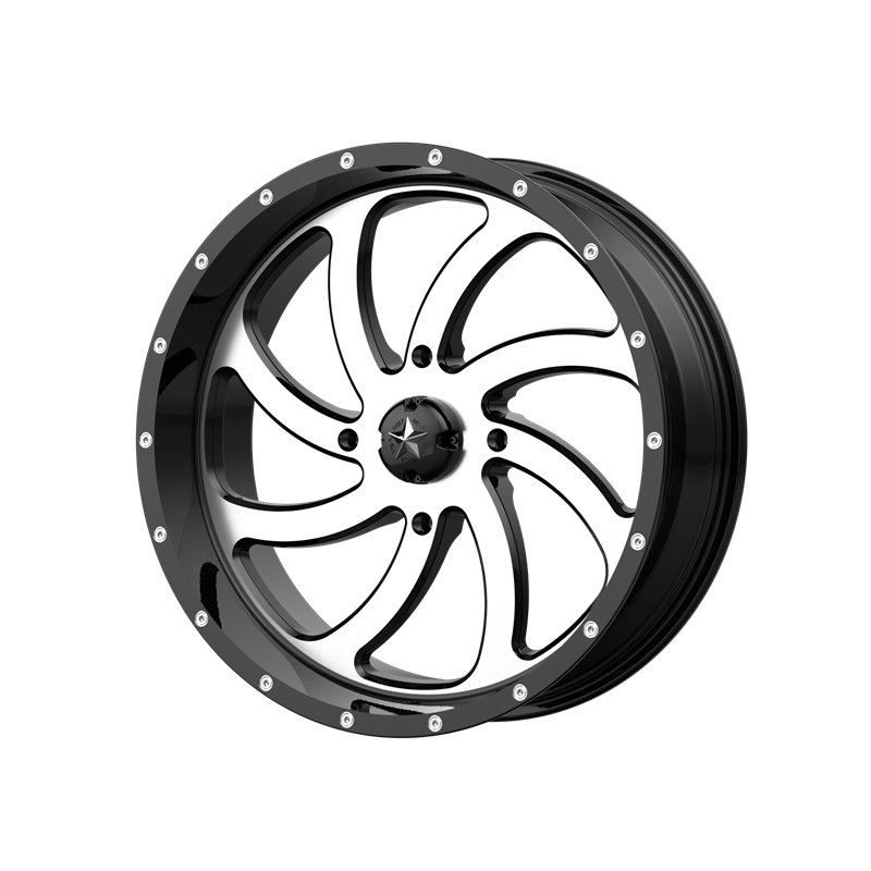 MSA Offroad | M36 SWITCH 18x7.0 ET0 - MACHINED GLOSS BLACK