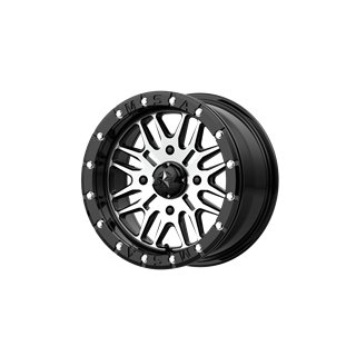 MSA Offroad | M37 BRUTE BEADLOCK 16x7.0 ET10 - GLOSS BLACK MACHINED