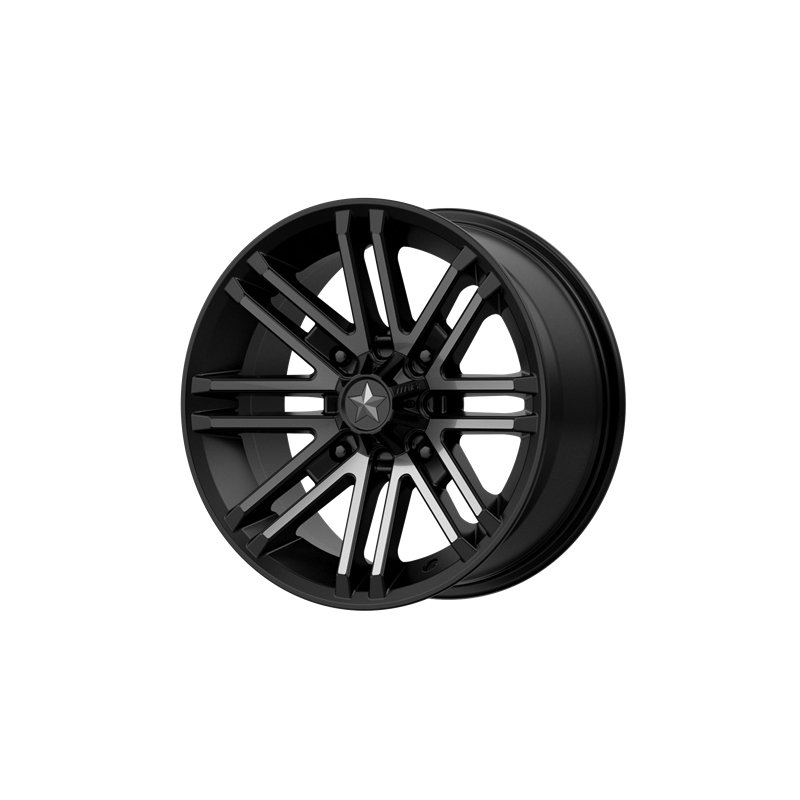 MSA Offroad | M40 ROGUE 14x7.0 ET10 - SATIN BLACK W/ TITANIUM TINT