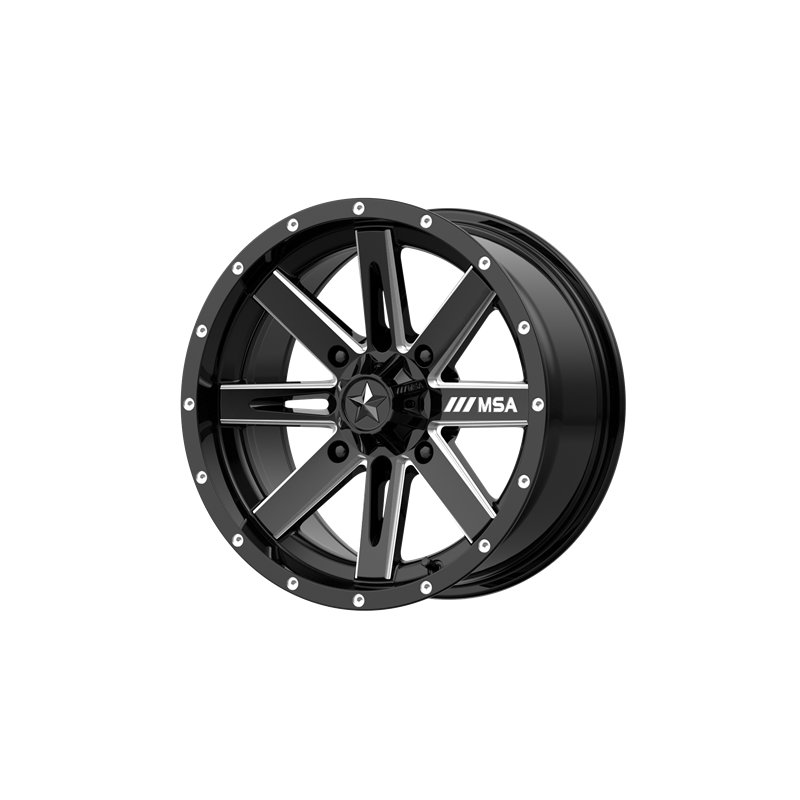 MSA Offroad | M41 BOXER 14x7.0 ET10 - GLOSS BLACK MILLED
