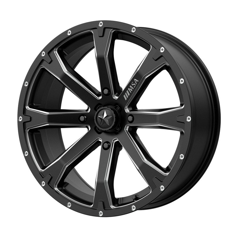 MSA Offroad | M42 BOUNTY 20x7.0 ET10 - SATIN BLACK MILLED