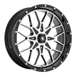 MSA Offroad | M45 PORTAL 22x7.0 ET0 - GLOSS BLACK MACHINED