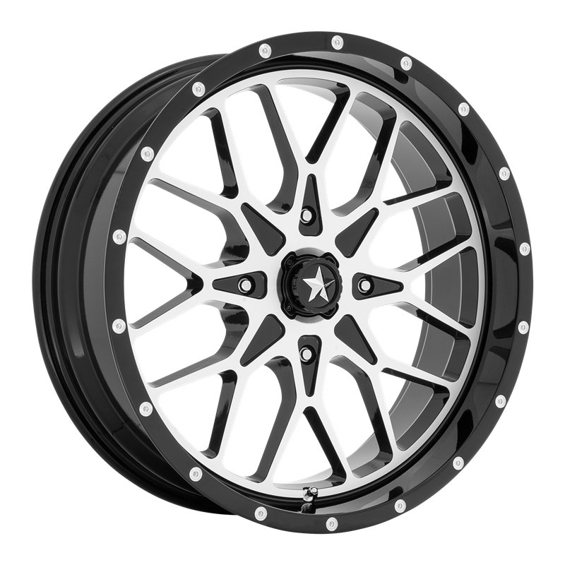 MSA Offroad | M45 PORTAL 14x7.0 ET10 - GLOSS BLACK MACHINED