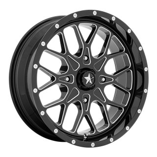 MSA Offroad | M45 PORTAL 14x7.0 ET10 - GLOSS BLACK MILLED
