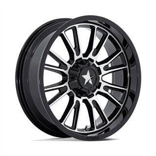 MSA Offroad | M51 THUNDERLIPS 14x7.0 ET10 - GLOSS BLACK MACHINED
