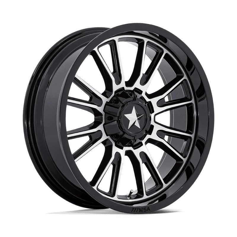 MSA Offroad | M51 THUNDERLIPS 20x7.0 ET0 - GLOSS BLACK MACHINED