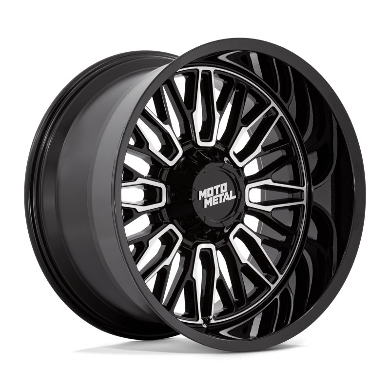 Moto Metal | MO809 STINGER 20x10.0 ET-18 - GLOSS BLACK MACHINED