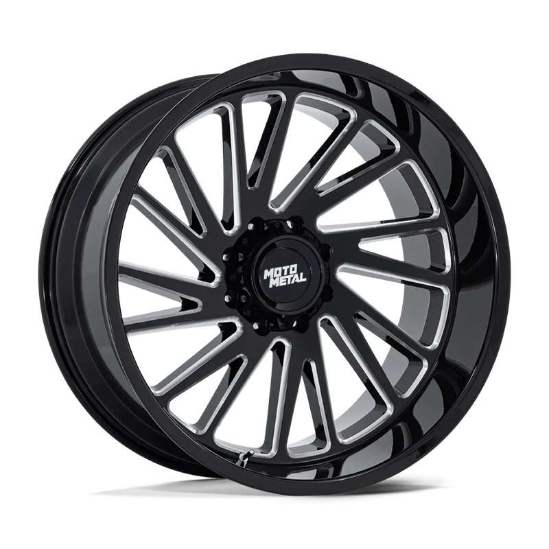 Moto Metal | MO811 COMBAT 22x10.0 ET-18 - GLOSS BLACK MILLED