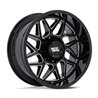Moto Metal | MO812 TURBINE 20x9.0 ET20 - GLOSS BLACK MILLED
