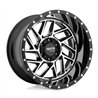 Moto Metal | MO985 BREAKOUT 20x10.0 ET-18 - GLOSS BLACK MACHINED
