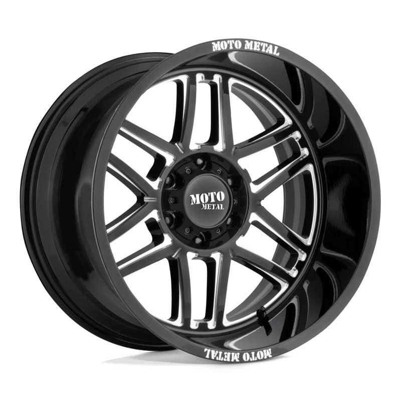 Moto Metal | MO992 FOLSOM 20x12.0 ET-44 - GLOSS BLACK MILLED