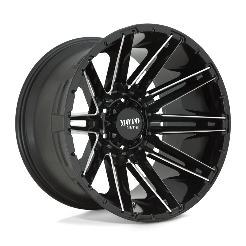 Moto Metal | MO998 KRAKEN 20x10.0 ET-18 - GLOSS BLACK MILLED