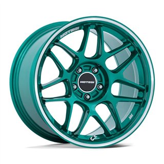 Motegi | MR158 TSUBAKI 18x10.5 ET25 - HOKKAIDO GREEN W/ MACHINED LIP