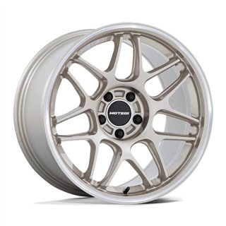 Motegi | MR158 TSUBAKI 18x8.5 ET35 - MOTORSPORT GOLD W/ MACHINED LIP