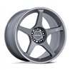 Motegi | MR159 BATTLE V 17x8.5 ET30 - GUNZILLA W/ MACHINED LIP STRIPE