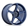 Motegi | MR159 BATTLE V 18x9.5 ET38 - OBSIDIAN BLUE W/ MACHINED LIP STRIPE