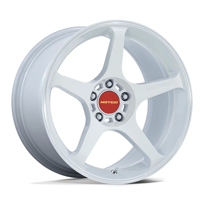 Motegi | MR159 BATTLE V 18x8.5 ET35 - MATSURI WHITE PEARL W/ MACHINED LIP STRIPE Motegi Jantes en alliage