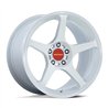 Motegi | MR159 BATTLE V 18x8.5 ET35 - MATSURI WHITE PEARL W/ MACHINED LIP STRIPE Motegi Jantes en alliage