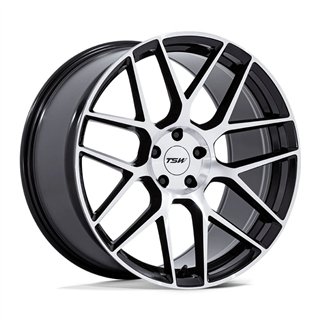 TSW | TW002 LASARTHE 22x9.0 ET38 - GLOSS BLACK MACHINED