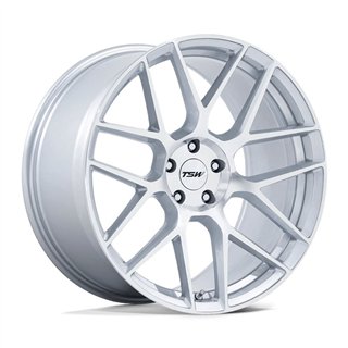 TSW | TW002 LASARTHE 17x8.0 ET35 - GLOSS SILVER MACHINED