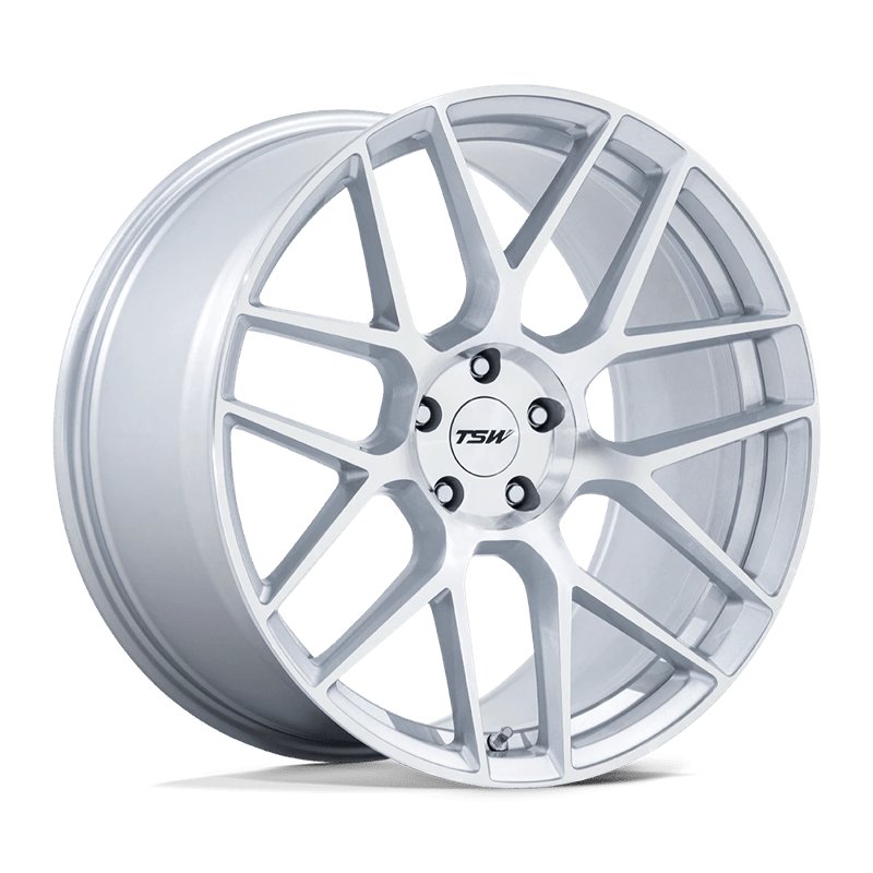 TSW | TW002 LASARTHE 18x9.5 ET40 - GLOSS SILVER MACHINED