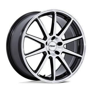TSW | TW004 CANARD 20x10.5 ET38 - GLOSS BLACK W/ MACHINED FACE