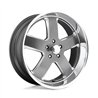 US Mag | U118 HUSTLER 20x9.5 ET1 - MATTE GUN METAL
