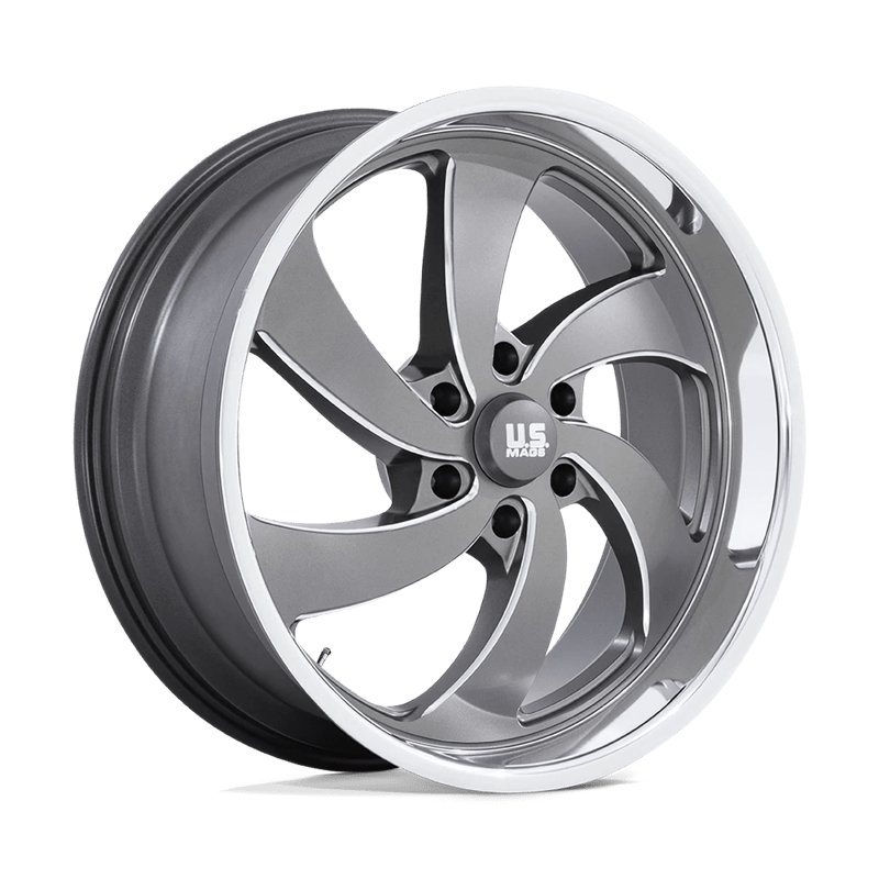 US Mag | U133 DESPERADO 22x9.0 ET25 - ANTHRACITE MILLED DIAMOND CUT LIP