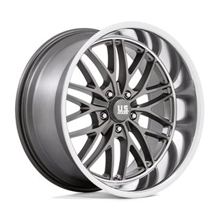 US Mag | U139 SANTA CRUZ 20x10.0 ET6 - ANTHRACITE W/ DIAMOND CUT LIP