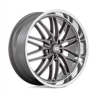 US Mag | U139 SANTA CRUZ 22x9.0 ET15 - ANTHRACITE W/ DIAMOND CUT LIP