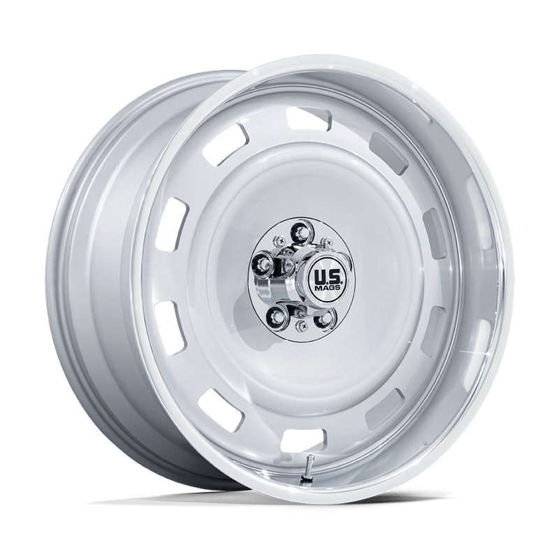 US Mag | UC143 SCOTTSDALE 20x8.5 ET1 - SILVER W/ DIAMOND CUT LIP