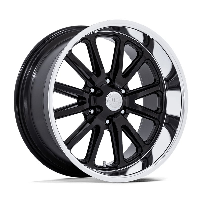 US Mag | UC145 RAMBLER 6 20x8.0 ET1 - GLOSS BLACK DIAMOND CUT LIP